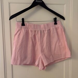 Pacsun Pink Striped Shorts